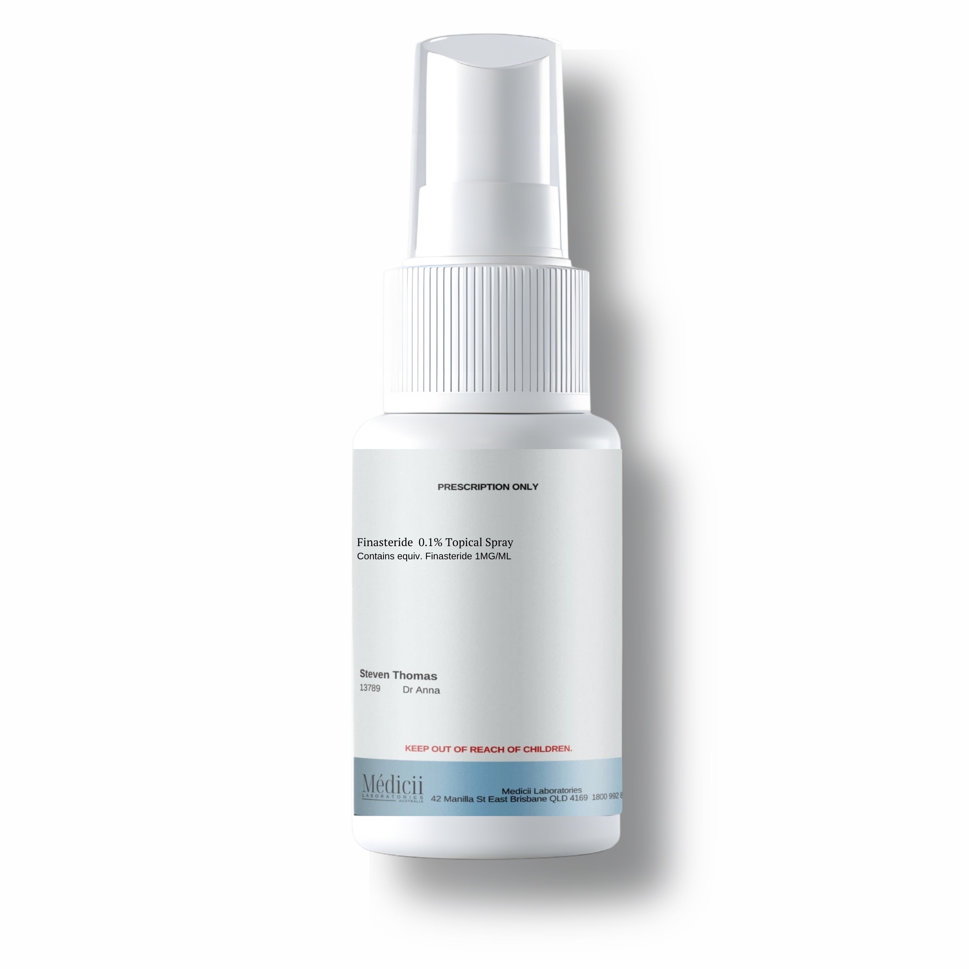 Finasteride 0.1% Topical Spray