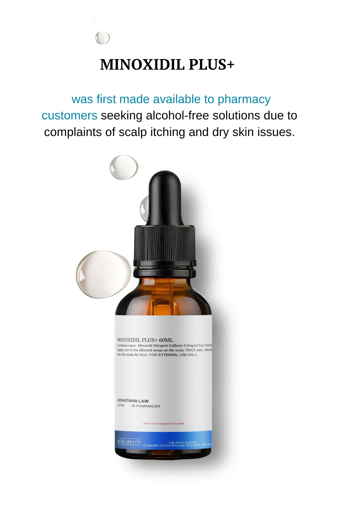 minoxidil plus alcohol free