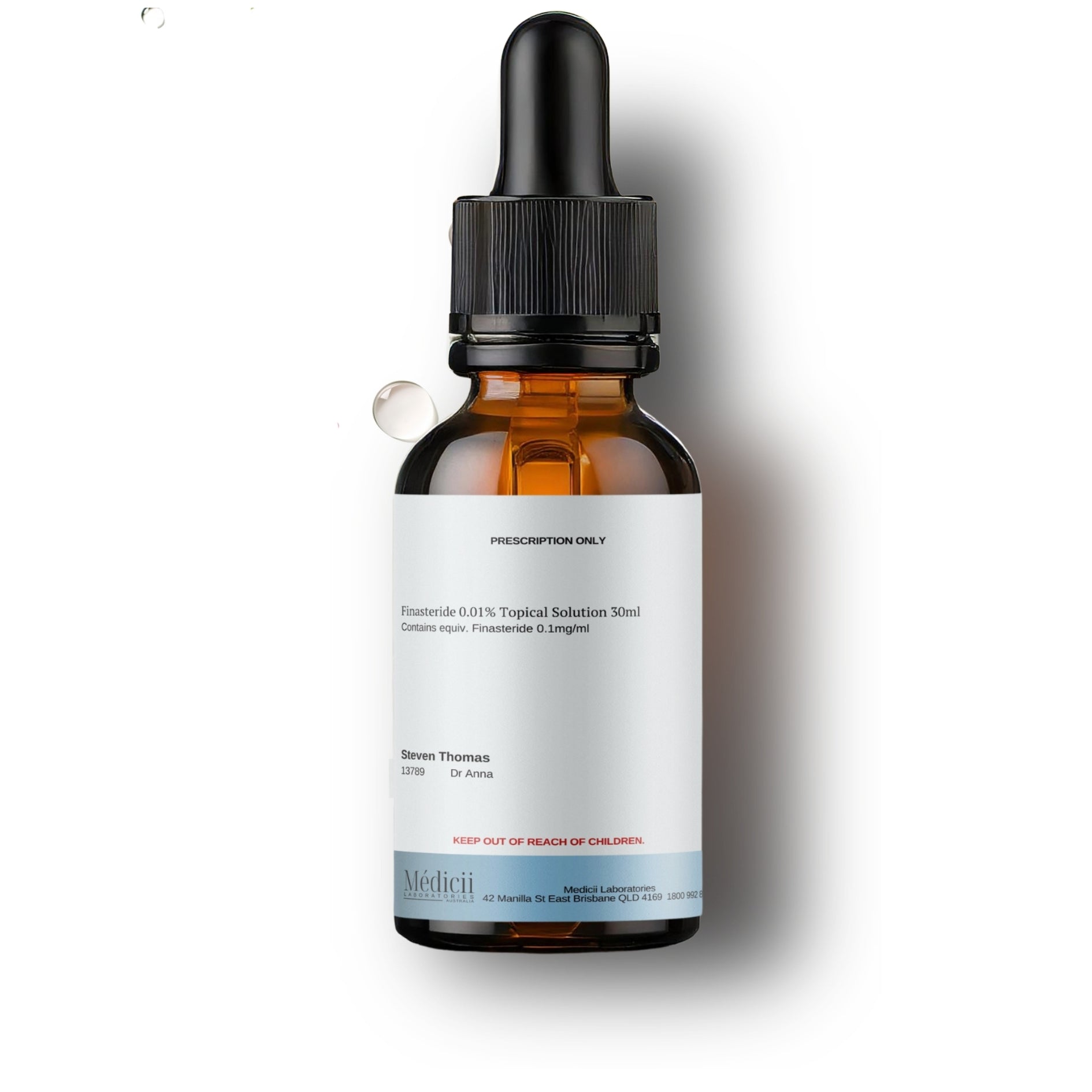 Finasteride topical liquid