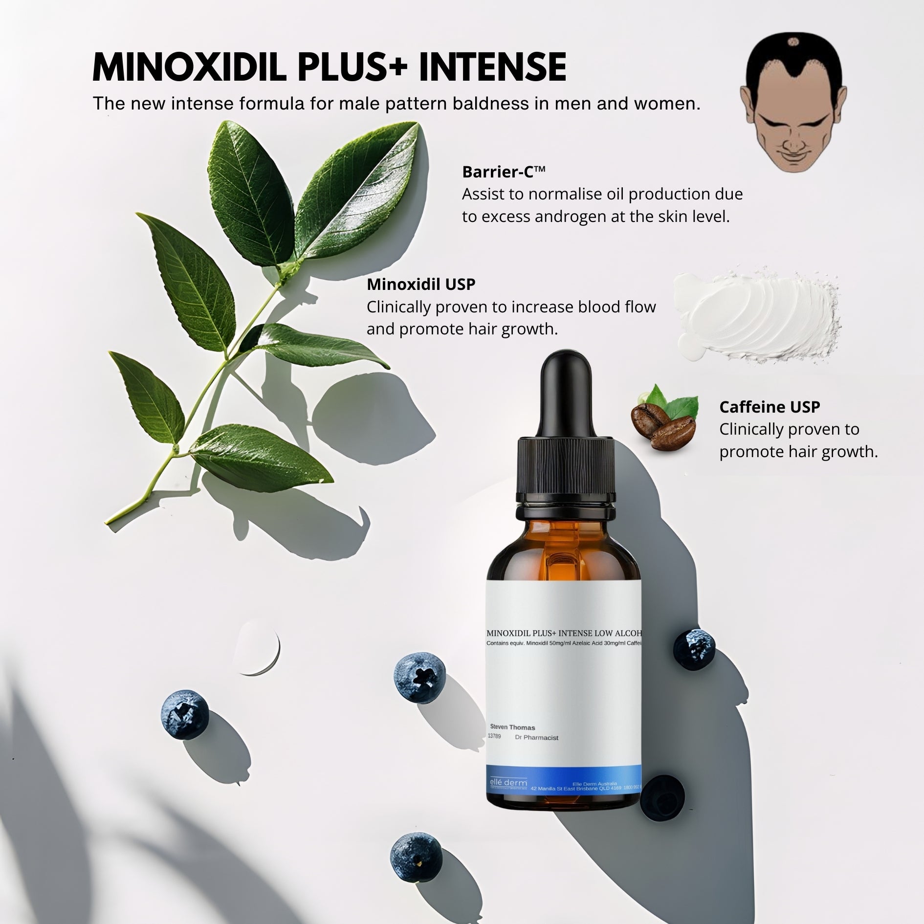 minoxidil propylene glycol free