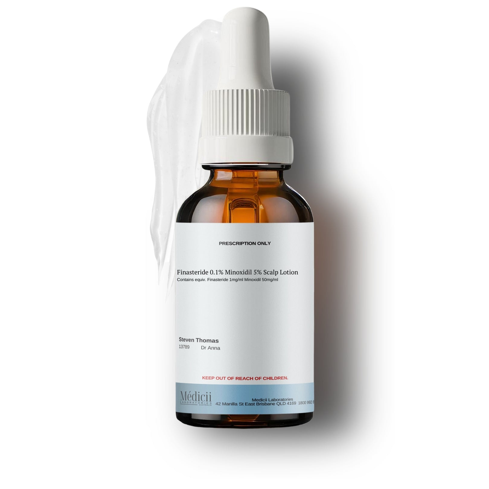 Finasteride 0.1% Minoxidil 5% Scalp Lotion